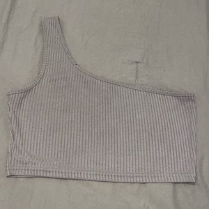 SHEIN one shoulder cropped top